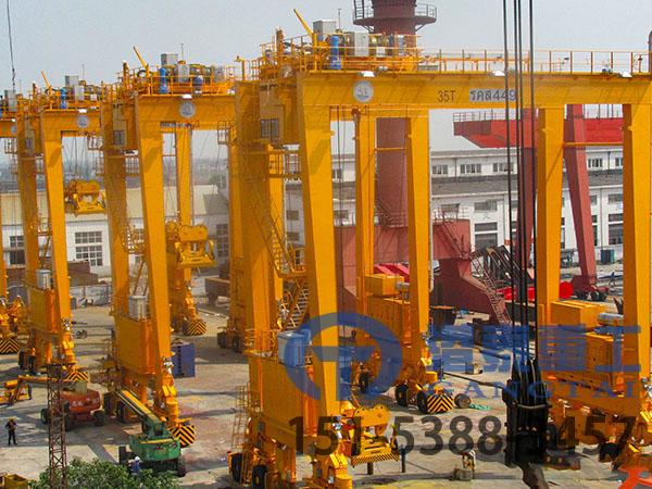 浙江杭州轮胎式集装箱门式起重机厂家轮胎式集装箱门式起重机操作便捷