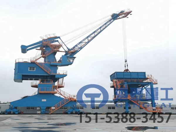 江苏苏州码头固定式起重机厂家抓斗门座式起重机耐用可靠