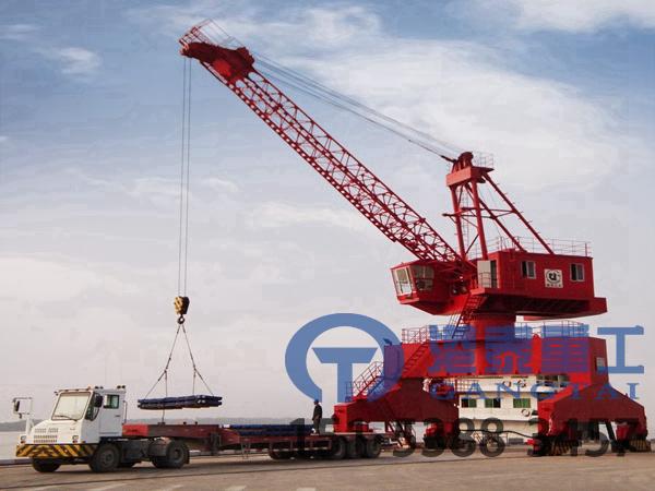 江苏南京码头固定式起重机厂家门座式起重机工作原理