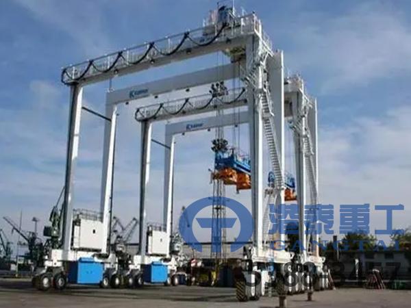 广东深圳港口轮胎式起重机厂家轮胎式起重机港口作业强大支柱