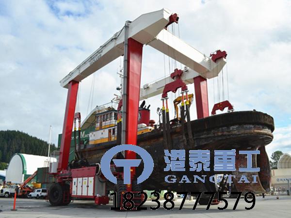 游艇搬运起重机的核心部件检查