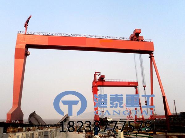 造船龙门吊的作业强度影响钢丝绳寿命