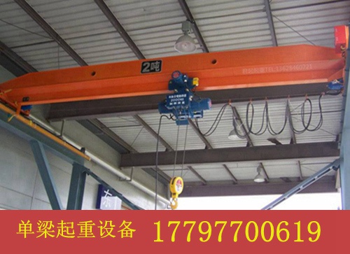 江苏徐州单梁行吊厂家根据主梁分类