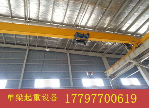 福建宁德单梁行车行吊厂家结构优点