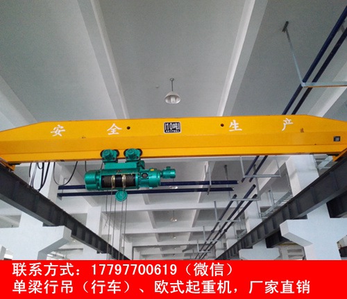 广东佛山单梁行车销售价格 生产定制悬挂单梁行