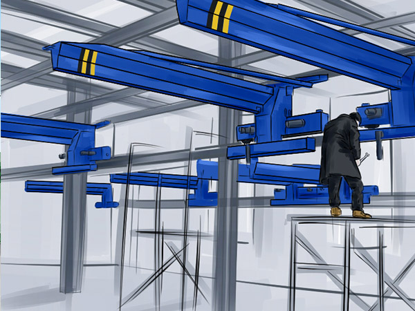 陕西榆林单梁桥式起重机厂家安装桥架和电器